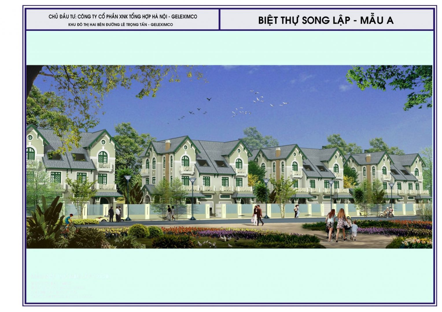 Thiết kế Geleximco Lê Trọng Tấn bản mới từ CĐT 11