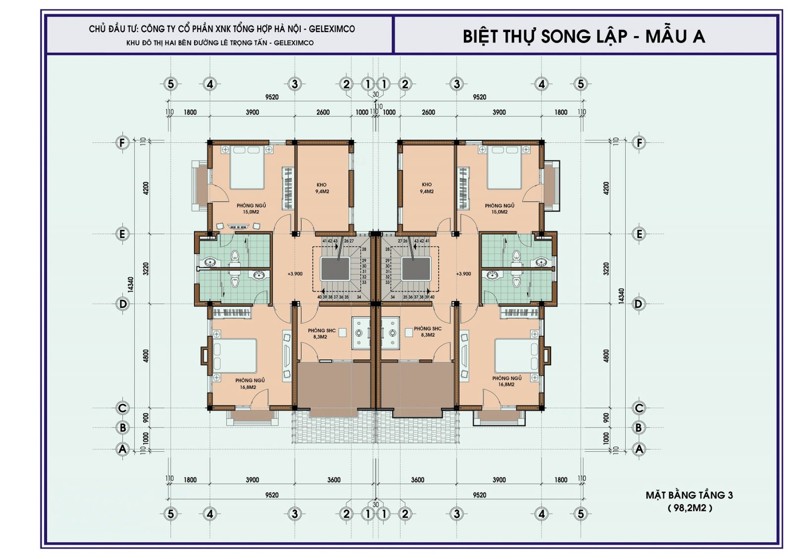 Thiết kế Geleximco Lê Trọng Tấn bản mới từ CĐT 17