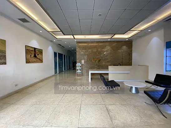 Sảnh lễ tân tòa nhà Detech Tower
