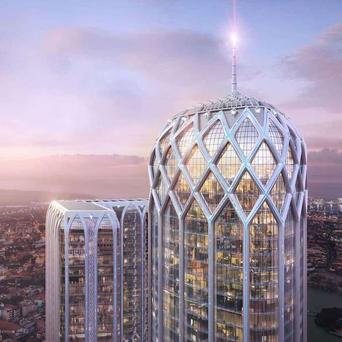 Thiết kế tòa tháp Diamond Crown Plaza Hải Phòng
