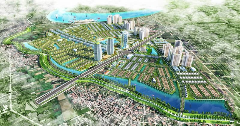 Phối cảnh Alluvia City Văn Giang